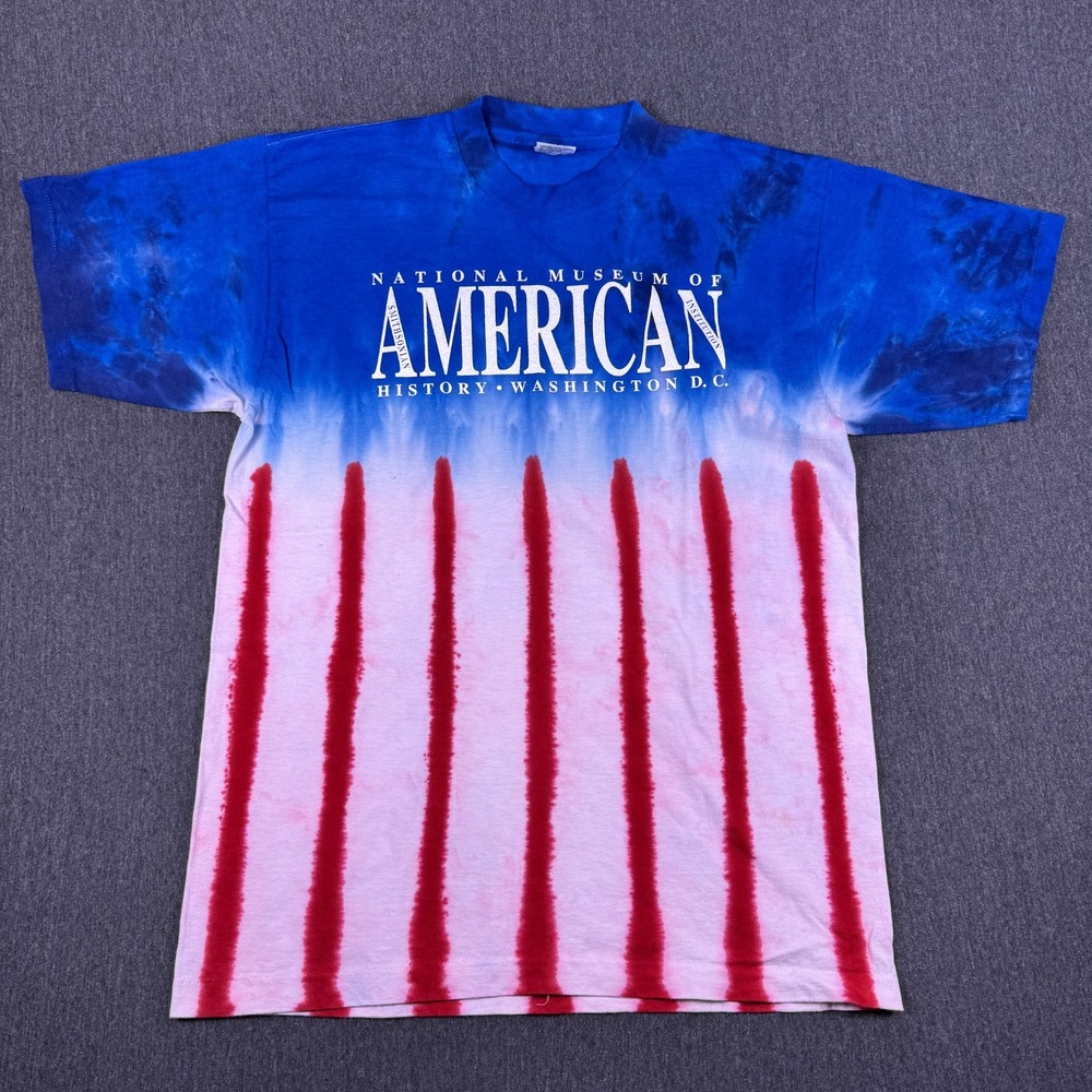 Sundog National Museum of American History Vintage T-Shirt Mens L Tie Dye Cotton